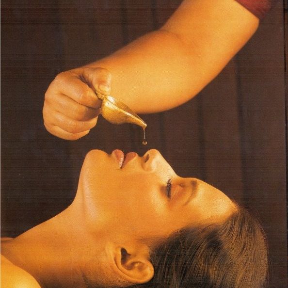 Organic Botanical Nourishing Nasya Oil ~ Immune Boosting, Immunity, Mental Health, Balance, Nervous System, Lung HealthAyurveda, Panchakarma