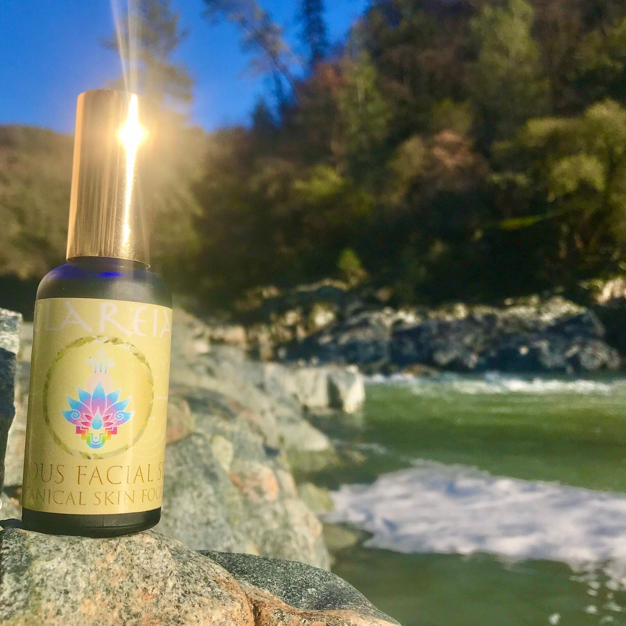 Luminous Golden Facial Serum ~ Botanical Skin Food ~ Brighten, Restore, Nourish, Moisturize, Soften, Protect, Reverse Skin Damage
