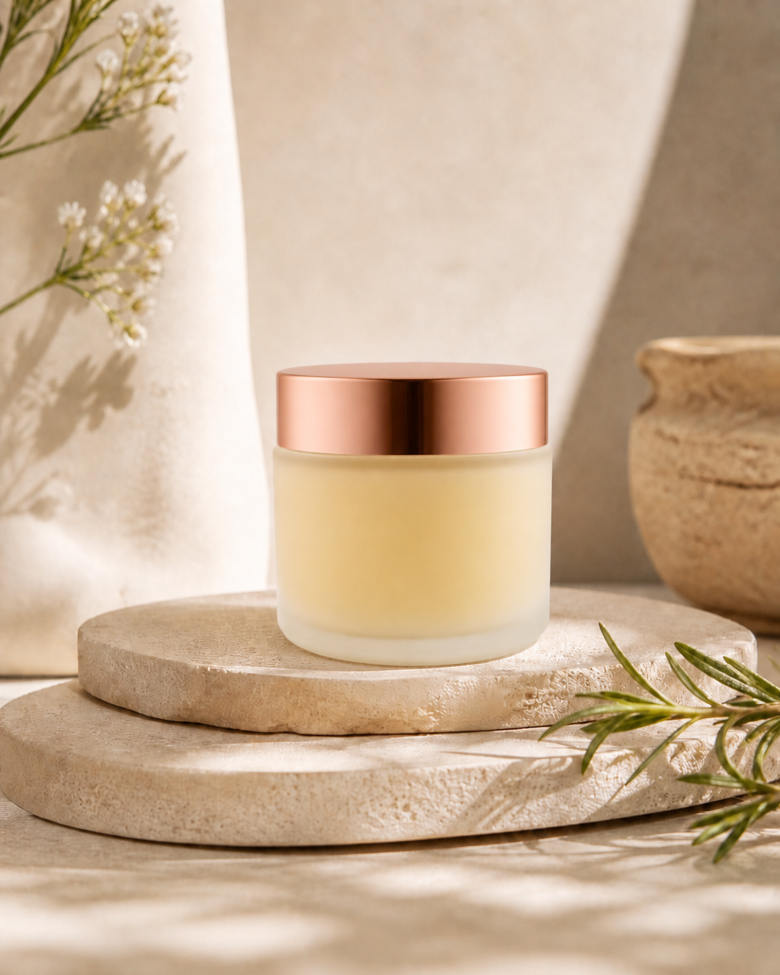 Gilead Rose Frankincense Whipped Tallow Balm ~ Grass-Fed Face & Body Moisturizer