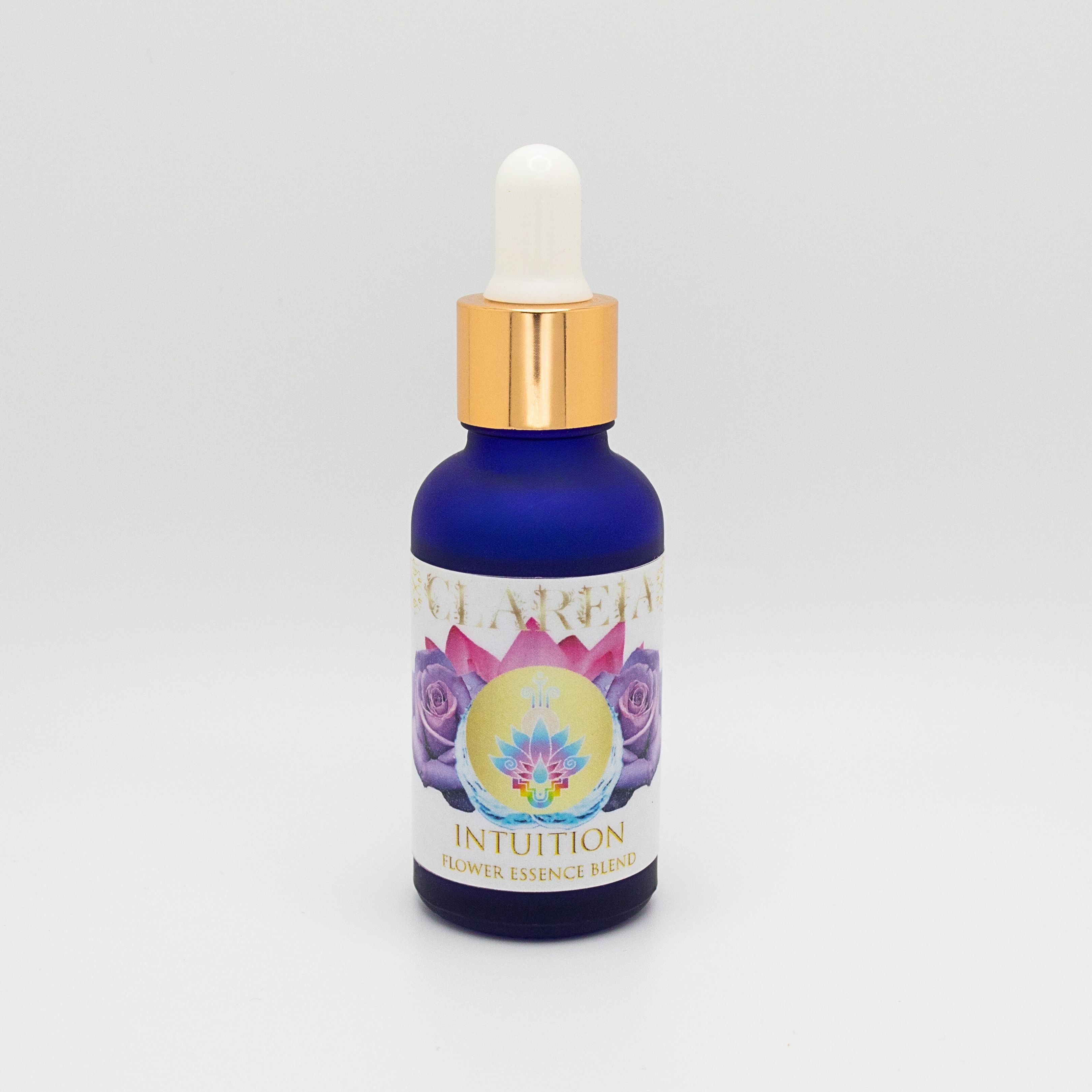 INTUITION ~ Flower + Crystal Essence Blend ~ Organic, Homegrown, Pristine   |   Pink Lotus ~ Lumerian Crystal ~ Borage ~ Violet Rose ~ Seer