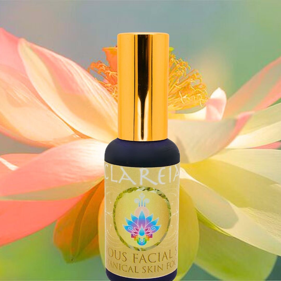 Luminous Golden Facial Serum ~ Botanical Skin Food ~ Brighten, Restore, Nourish, Moisturize, Soften, Protect, Reverse Skin Damage