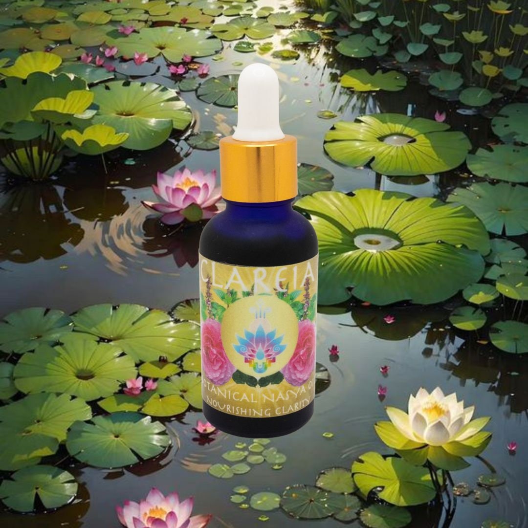 Organic Botanical Nourishing Nasya Oil ~ Immune Boosting, Immunity, Mental Health, Balance, Nervous System, Lung HealthAyurveda, Panchakarma